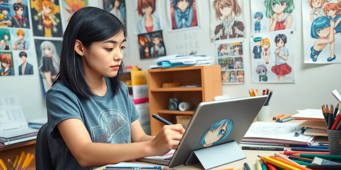 how to draw anime girl