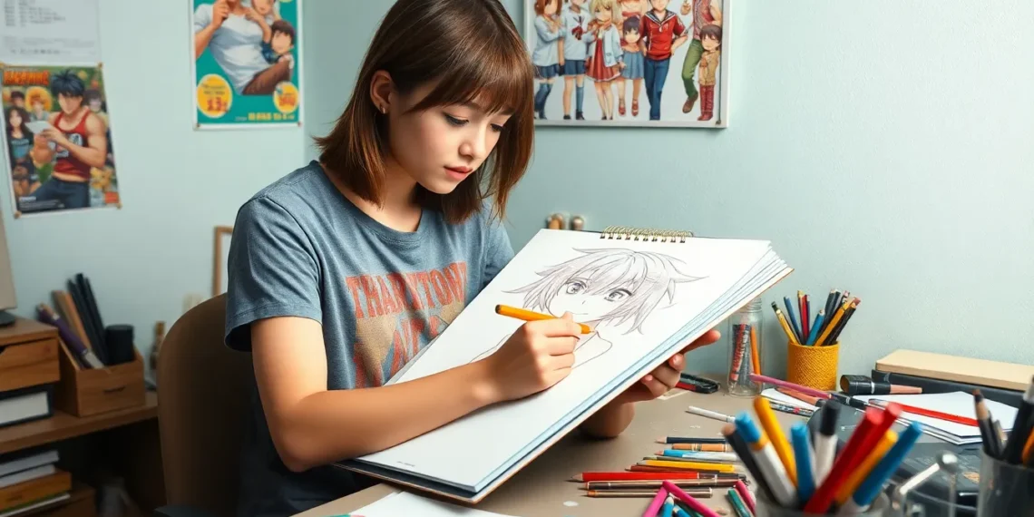 how to draw anime characters