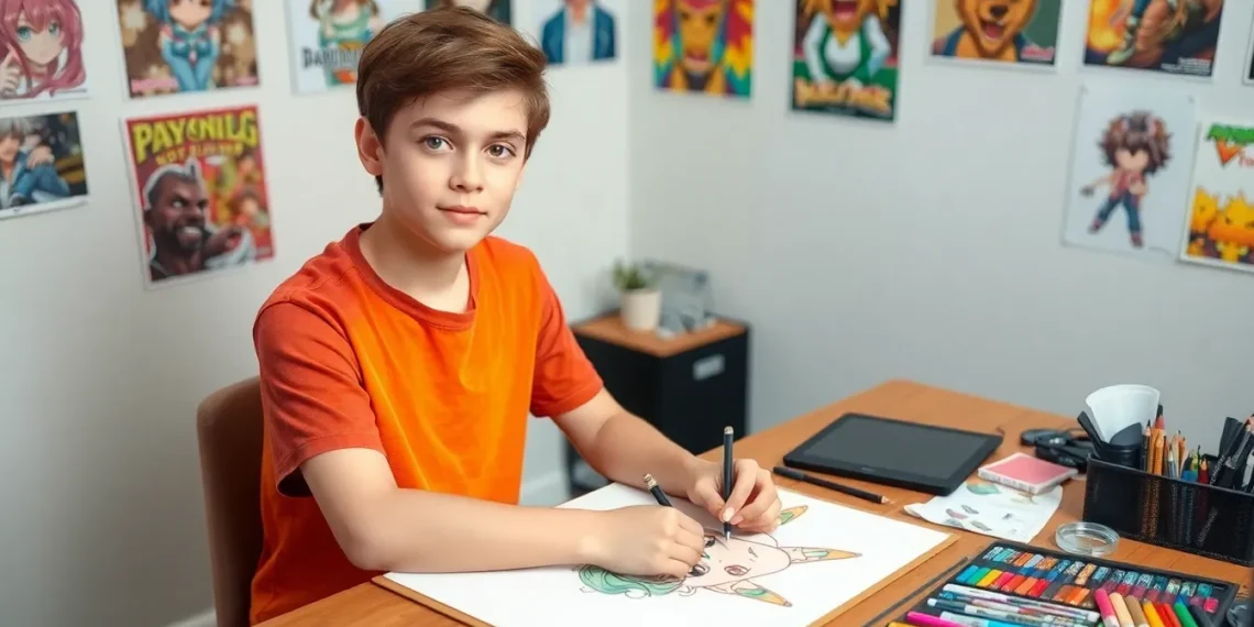 how to draw an anime character